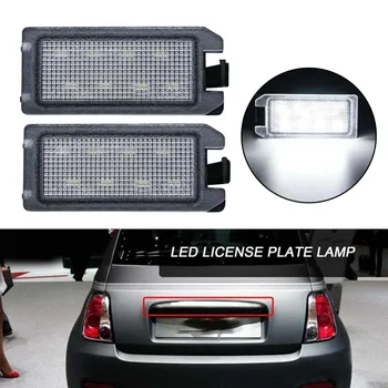

Plug and play LED License Plate Light Car Auto Lamp White 2pcs Pair High quality