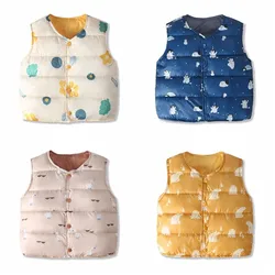 Gilet chaud pour bébé fille et garçon, vêtement d'hiver, gilet à la taille, jscket, 2020 