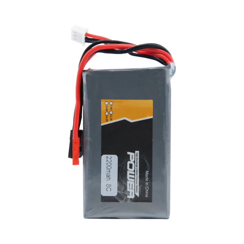 RC Li-Polymer 2S 7,4 V 2200MAH 8C Lipo батарея для Flysky GT3B T6/Futaba 14SG 2,4 Ghz FASSTest 14ch t10J передатчик