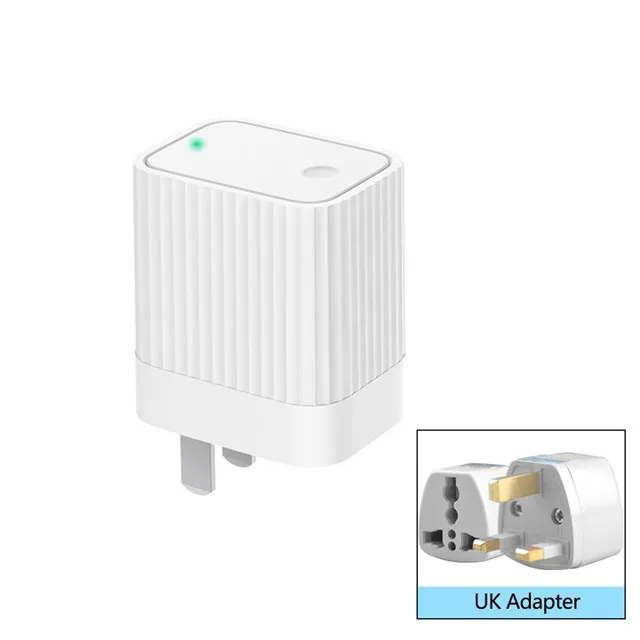 Xiao mi jia Youpin Qingping Bluetooth шлюз Bluetooth+ Wi-Fi Интеллектуальная связь mi jia домашнее оборудование для mi home app - Цвет: Add UK Adapter