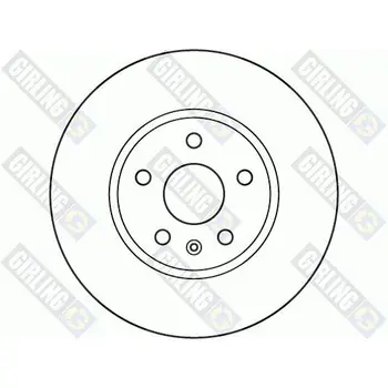 

Brake disc OPEL INSIGNIA 08-/SAAB 9-10-R17 "front vent
