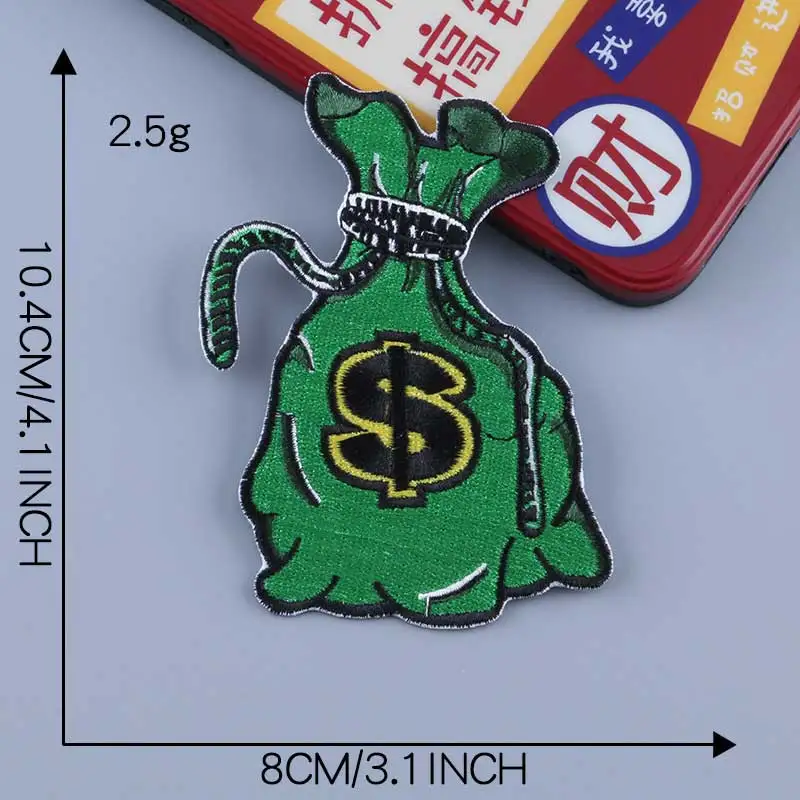 Dollar Patches Diy Stickers, Embroidery Applique Iron On Heat