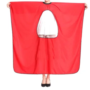 

Professional Adult Hairdressing Cape Barber Gown Cover Wrap Salon Cutting Hair Styling With Transparent Visible Haircut Cloth