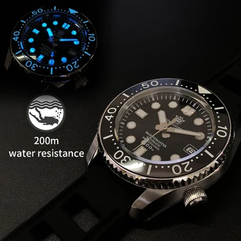 

Diver Watch Waterproof Men's watch Sapphire Crystal Ceramic Bezel Date Window Luminous 30Bar Men Automatic Mechanical Watch