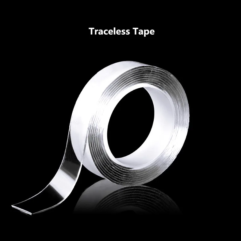 

Multifunction Traceless Tape Creative Transparent Waterproof Moisture-proof Repair Universal Paste Strong Stick Punch-free Films