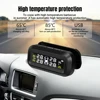 Smart Car TPMS Tire Pressure Monitoring System Solar Power Digital TMPS LCD Display USB Auto Security Alarm Tire Pressure Sensor ► Photo 3/6