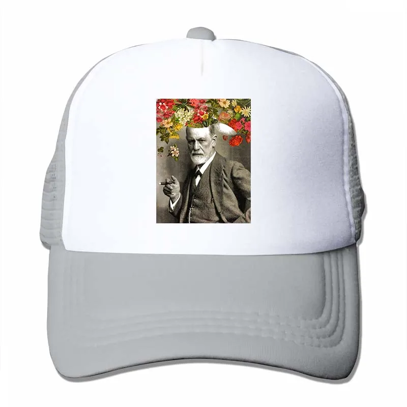 Бейсбольная кепка Freud для мужчин и женщин, Кепка-Дальнобойщик, модная Регулируемая Кепка - Цвет: 4-Gray