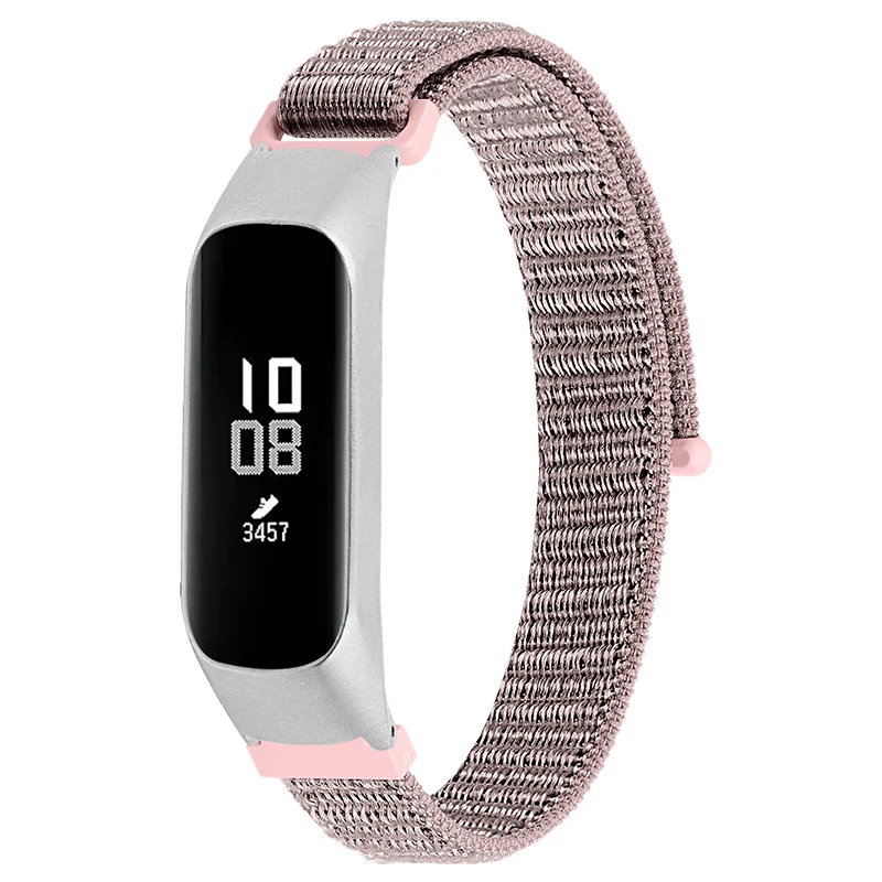 Нейлоновая петля ремешок для часов на замену Браслет для samsung Fit-E Watch NC99 - Цвет: matte pink