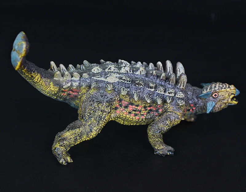 Трансграничной "Мир Юрского периода" имитация модели динозваров Ankylosaurus Модель однотонной Пластик детская игрушка в подарок украшения
