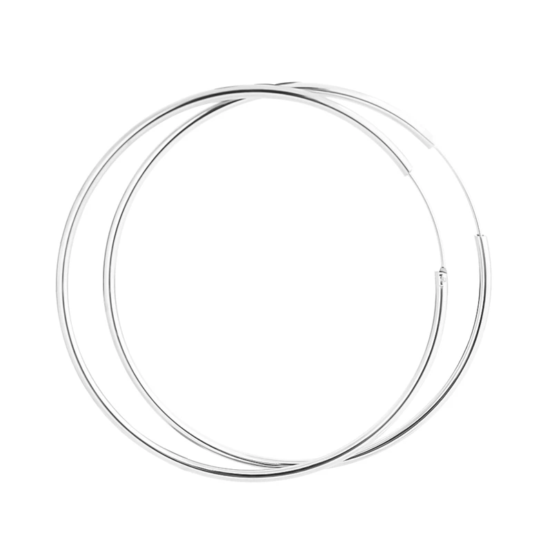 Глянцевые серьги-кольца 4 шт./компл. большие круглые серьги женские