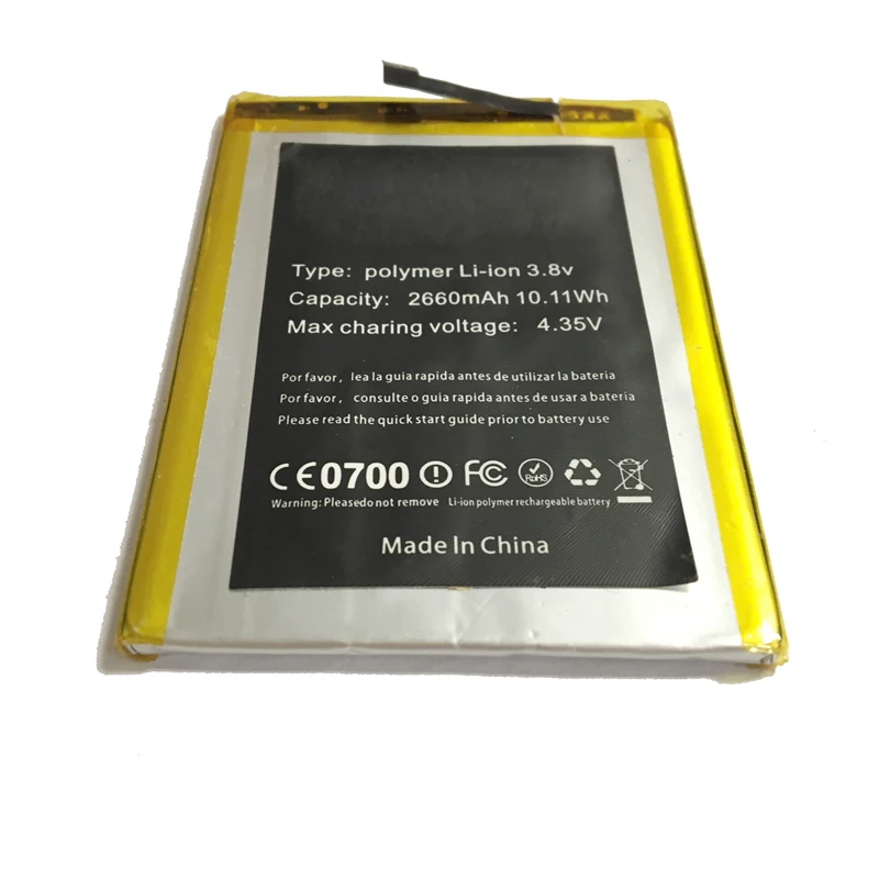 For Doogee F5 Replacement Polymer Li-ion Battery For Doogee F5 2660mAh Rechargeable Mobile Phone Battery
