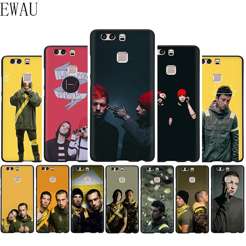 EWAU twenty one pilots силиконовый телефон чехол для Huawei P8 P9 P10 P20 P30 Lite Mini Pro P Smart Z Plus