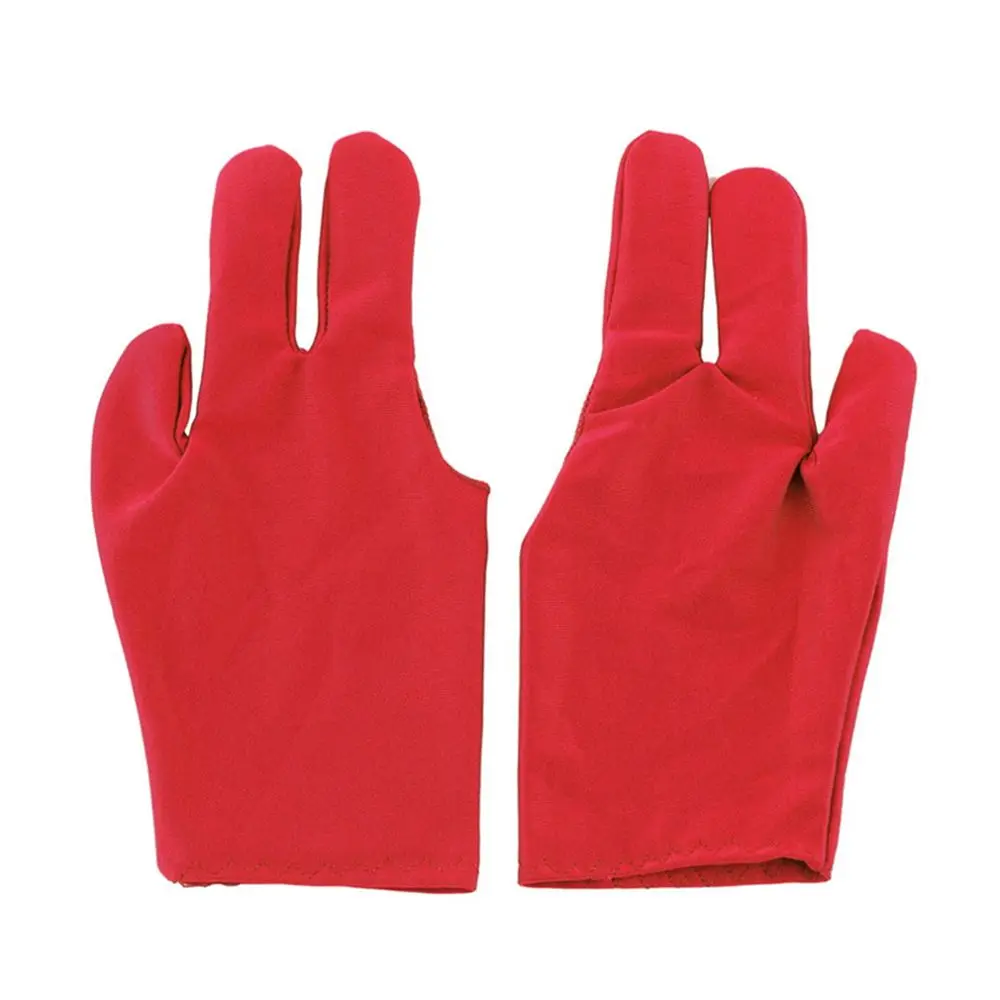 Новый хороший нейлон Крытый бильярдный стол Кии шутеры 3 пальца перчатки один