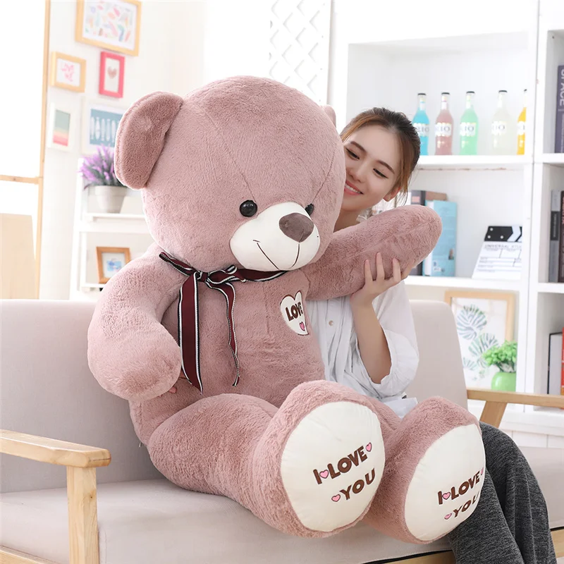 Большой с надписью «I Love You Мишка Тедди большие мягкие Холдинг «любящее сердце» на День Святого Валентина подарок на день рождения для девочек кукла игрушка детский подарок