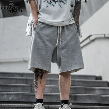 

Lindsey Seader 2020 Summer Fashion Kanye West Solid Jogger Shorts Pockets Sports Basketball Casual Loose Track Short Streetwear