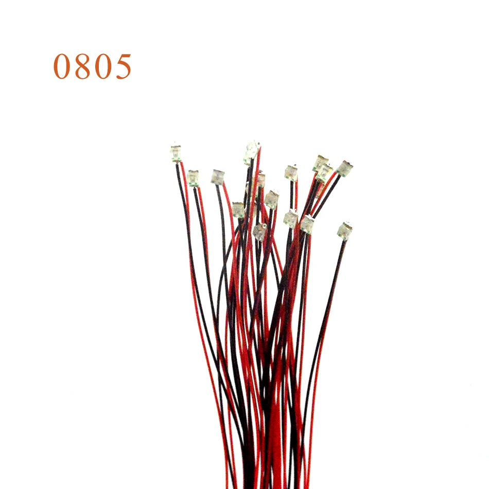 10 шт. 0805 led micro smd проводной сварщик припой поезд litz HO N весы светодиодные игрушки для песка наборы