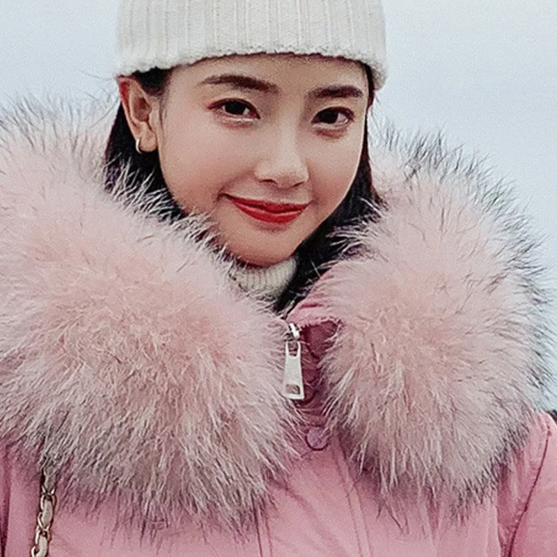 

Cotton-padded Clothes Women's 2019 Winter New Style Harajuku Wind Korean-style over-the-Knee Long down Jacket Cotton-padded Clot