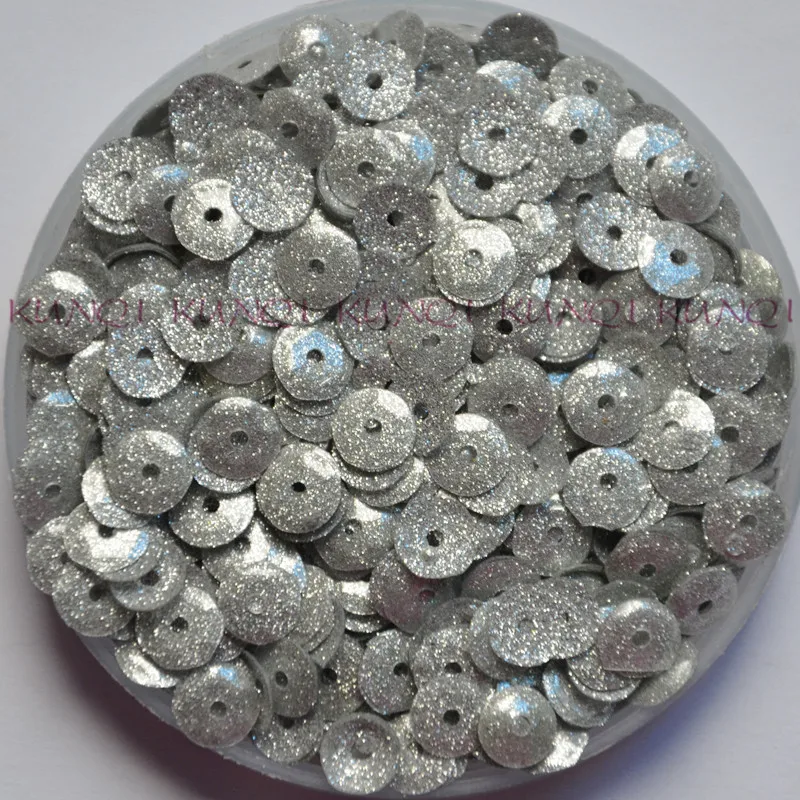 New-6mm-Silver-Cup-Round-Loose-Sequins-Paillette-Sewing-Wedding-Craft-Women-Kids-DIY-Garment-Accessory