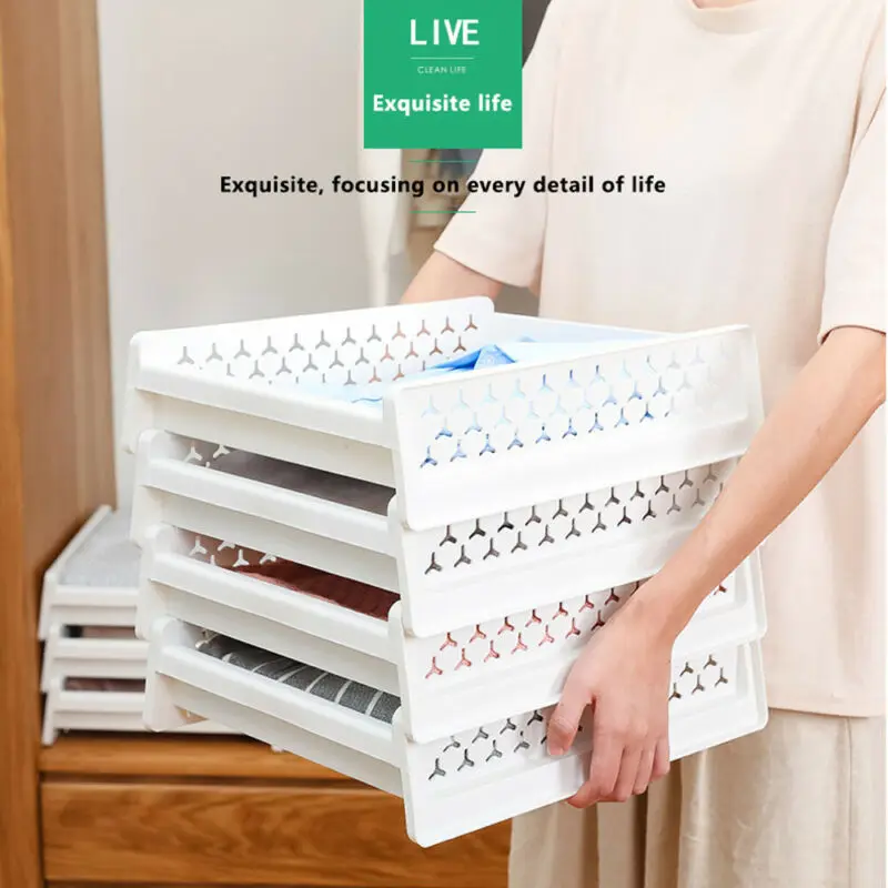 Съемная корзина для хранения одежды чехол многослойный Штабелируемый отсек