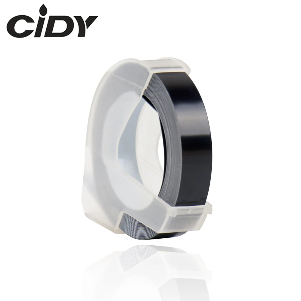 CIDY 1 шт. черный цвет совместимый с DYMO 1610 12965 1880 изготовитель этикеток 3D пластиковые
