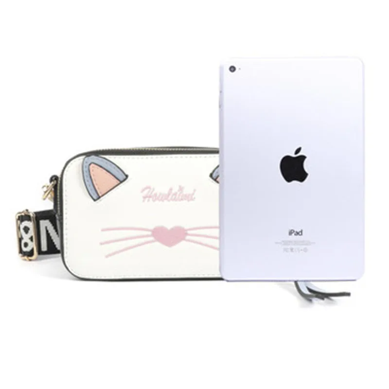 Новинка 2019 сумка для камеры поставляется с милым рисунком кота широкими