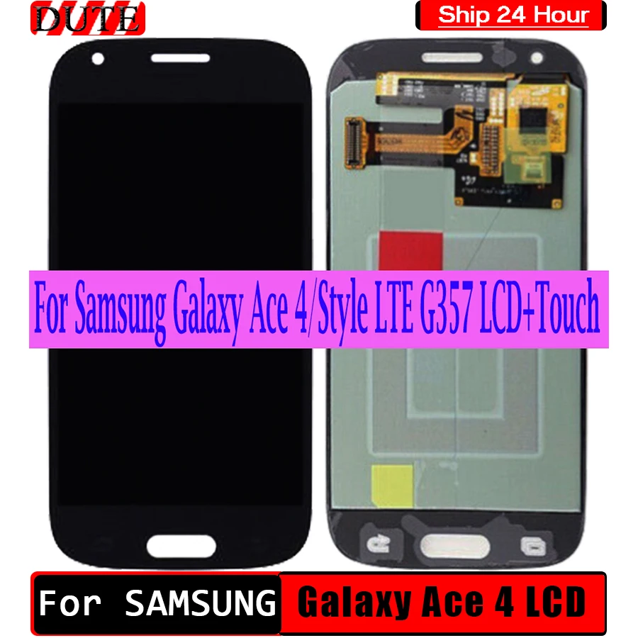 ЖК-дисплей SUPER AMOLED для Samsung Galaxy Ace4 Ace 4 SM-G357 G357FZ G357 с сенсорным экраном и