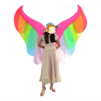 

Inflatable Fairy Wings Suit Cosplay Adult Blowup Costume Halloween Fancy Dress K1326 K