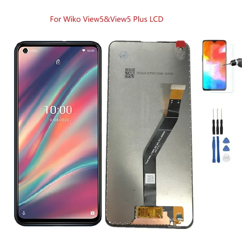 

Дисплей Wiko View5 с сенсорным экраном и дигитайзером для Wiko View 5 Lcd