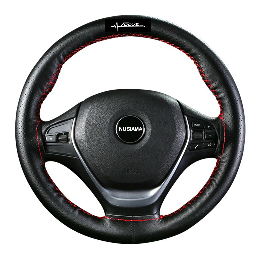 Кожаный чехол рулевого колеса автомобиля для Suzuki Swift спортивный подлокотник 2008 2007 2005 Авто Руль крышка аксессуары