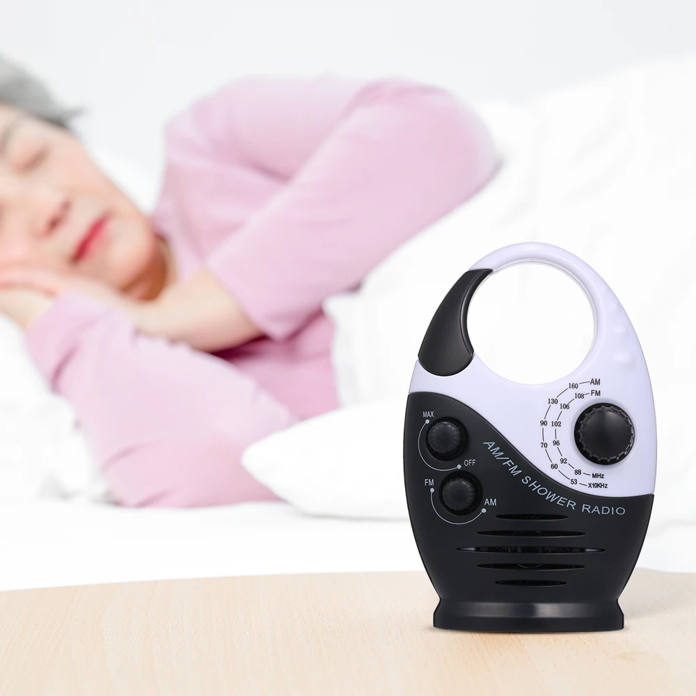 Водонепроницаемый мини радиоприемник для душа портативный карманный AM и FM радио
