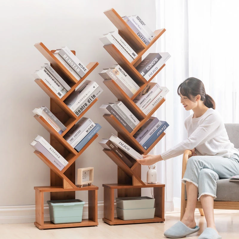 Tabletop Bookshelf, Tree Shape Bookshelf, Book Storage Organizer