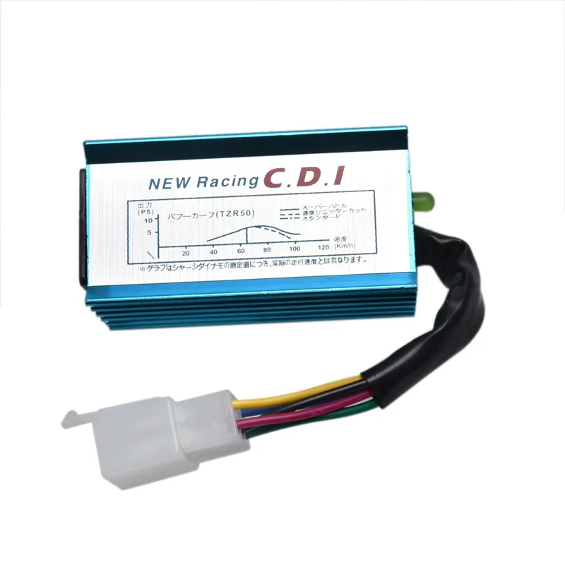 TDPRO 5 шпильки AC гоночный CDI зажигания коробка из нержавеющей стали, квадратный штекер 12V GY6 для SSR 125 160cc SR160 для Dirt Pit Bike BAJA BA90 90cc ATV