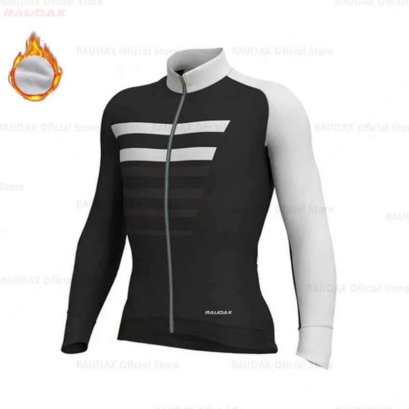cycling jersey 4 Велокофты Aleing Pro Team Зимняя Теплая Флисовая одежда для велоспорта Мужская футболка с длинным рукавом комбинезон комплект Mtb Ropa Ciclismo - Цвет: cycling jersey 4