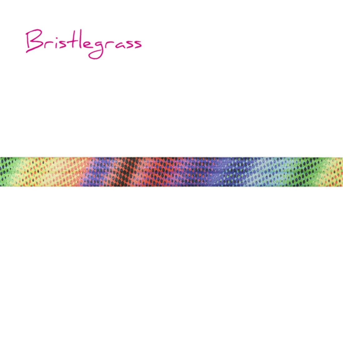 BRISTLEGRASS 5 Ярд 5/" 15 мм Радуга горошек сложить за эластичные враг спандекс атласные полосы платье с повязкой кружево отделка Шитье