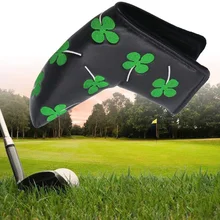 Golf Putter Head Protection Cover Mallet Velco Blade Club Headcovers Putter Cover Protector Waterproof PU GOLF Leather