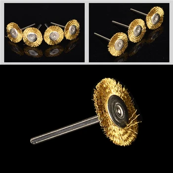

32pcs T-type Metal Wire Wheel Brushes Set For Mini Drill Rotary Polishing Tools For Metal And Non Metal Surface Polishing