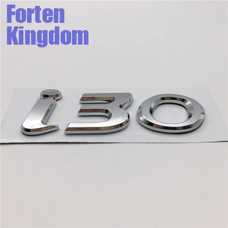 Forten Kingdom ABS Пластик хром слово i30 наклейка на багажник оригинальная Наклейка Автоматическая задняя дверь имя значок в форме пластины