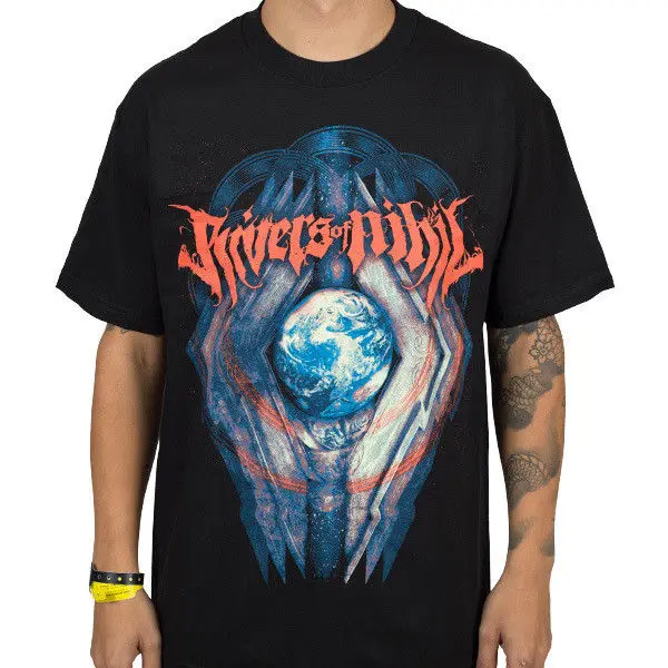 Рек Nihil Глобус рубашка Размеры s m l xl XXL футболки дэт футболка Officl модная футболка классные хипстерские Топы