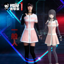 HSIU Anime Akudama Drive Cosplay Ordinary Person Short skirt full set of cosplay costumes Free necklace + bracelet