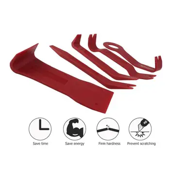 

6 Pcs Auto Trim Removal Tool Set with Fastener Removers Disassembly Strong Car Door Panel Removal Tool Kit