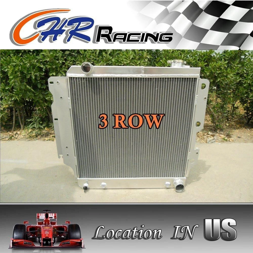 Алюминиевый радиатор для двигателя Jeep Wrangler YJ TJ AMC I4 I6 1987-2006 2 4/2 5/4 0/4.2L 148/150/242/258Cu AT/MT |