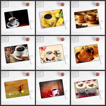 

XGZ Promotion Russian Afternoon Tea Coffee Pictures Mouse Pad Natural Rubber Non-Slip Player Computer Keyboard