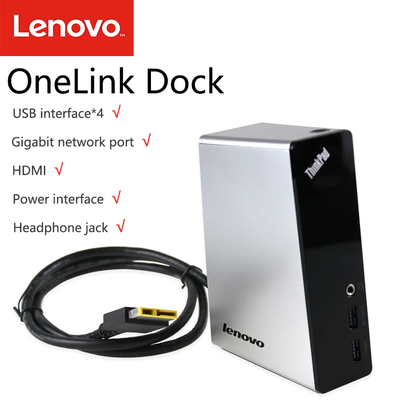 Lenovo ноутбук OneLink настольная док-станция для ThinkPad E431 E440 E531 S540 S440 S431 S531 S1 Йога 12 14