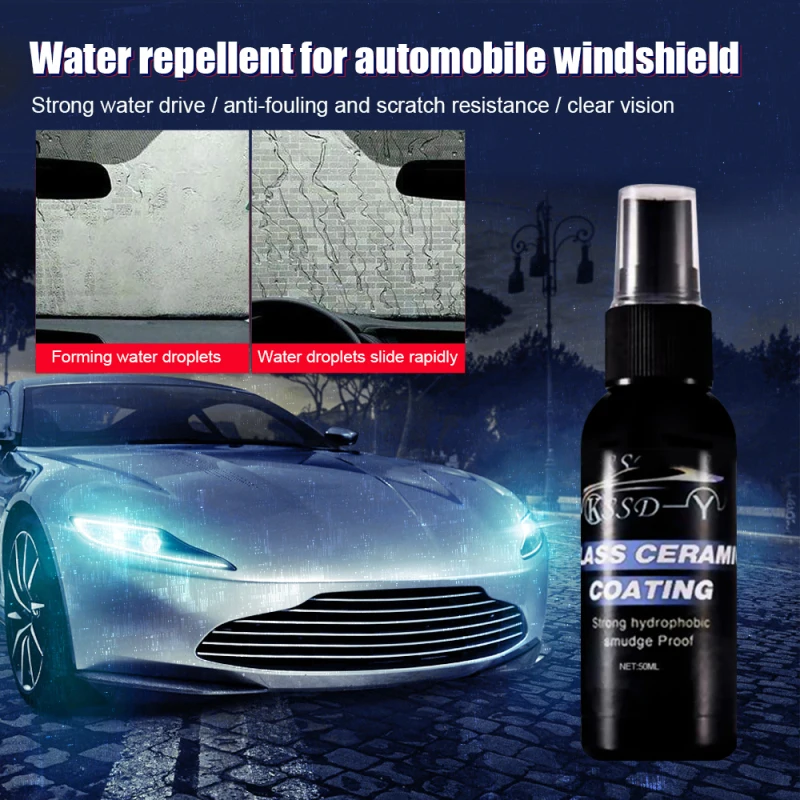 50ml Automobile Windshield Water Repellent Waterproof Rainproof Coating