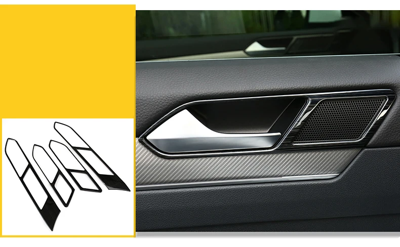 Lsrtw2017 для Volkswagen Arteon Vw CC автомобильный Внутренний дверной ручки чаша рамка Декоративные интерьерные аксессуары для формовки