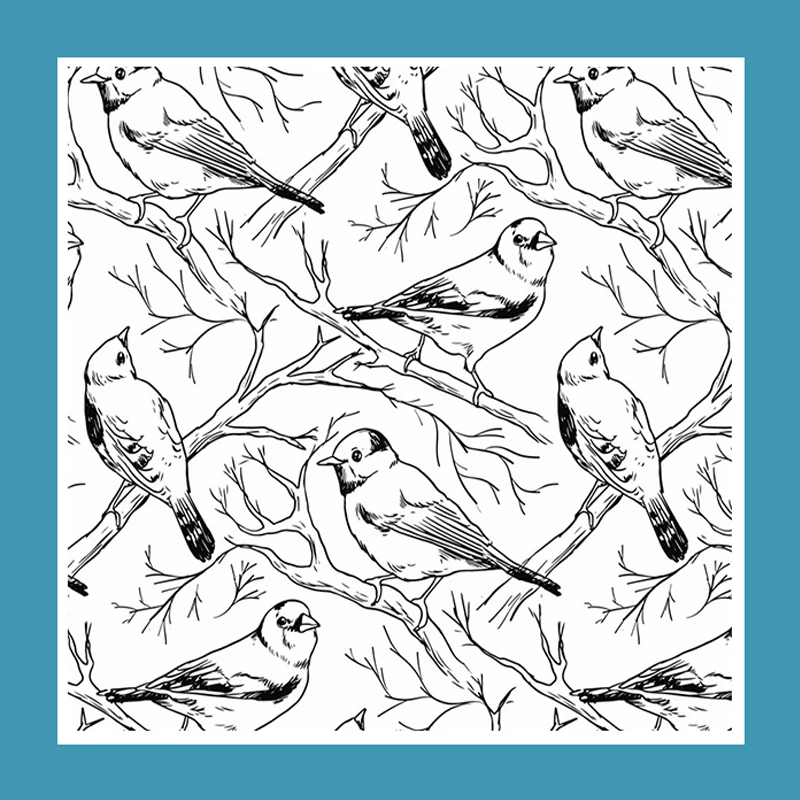 

ZATWBS Bird in the forest Clear Stamps For DIY Scrapbooking/Card Making/Album Decorative Rubber Stamp Crafts