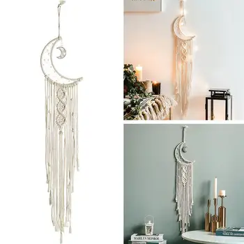 

Nordic Dream Catcher Large Tapestry Nordic Macrame Wall Hanging Wedding Decoration Handmade Room Decoration Party Gift For Women