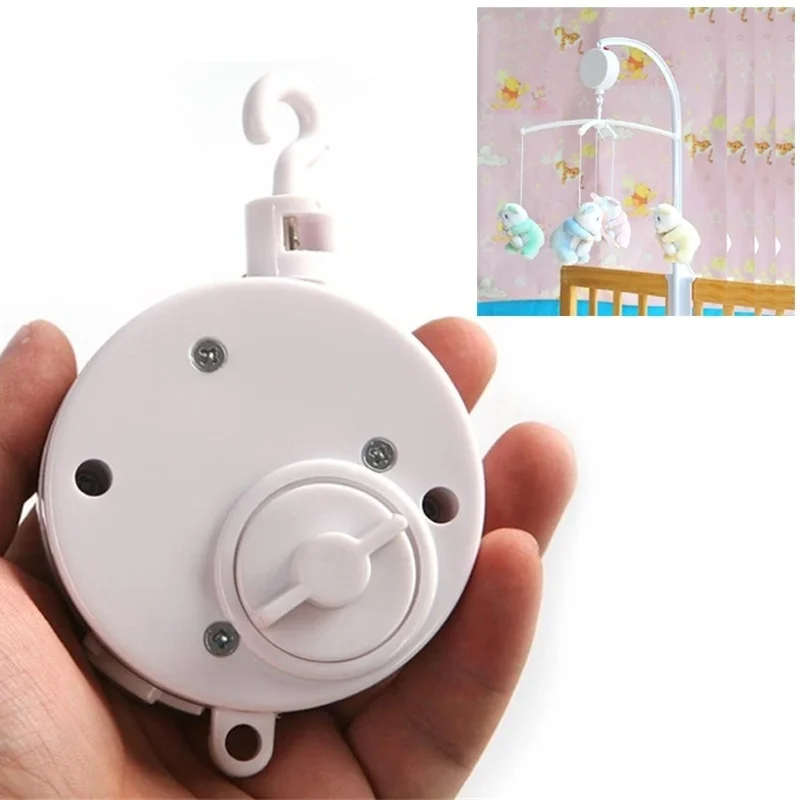 Rotary Baby DIY Crib Bed Toy Clockwork Music Box Bedding Newborn Doll Hanging