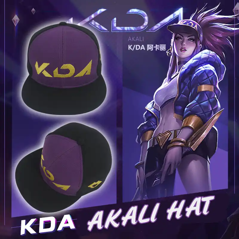 Kda Akali Cosplay Beyzbol Sapkasi Oyunu Lol Sapka Cosplay Kapaklar Kadin Erkek Hip Hop Snapback Sapka Cosplay Kostum Aksesuarlari Erkek Cocuk Kostum Aksesuarlari Aliexpress