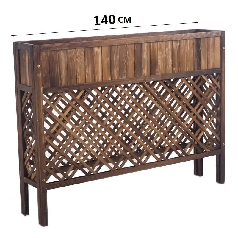 MODEL F Мадера Mueble Varanda Estanteria деревянные плантасы Estante Para Flores лестница открытый стеллаж балкон Цветочная полка завод стенд - Цвет: MODEL F